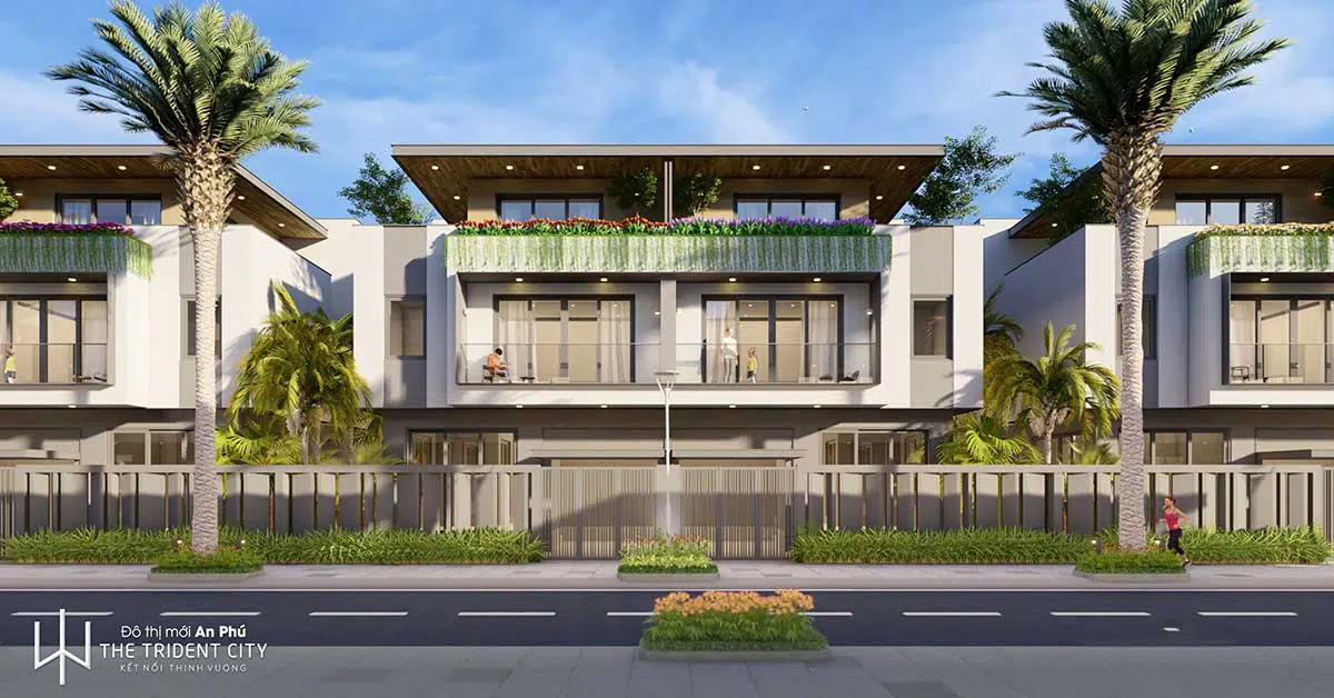 phối cảnh thiết kế The Trident City