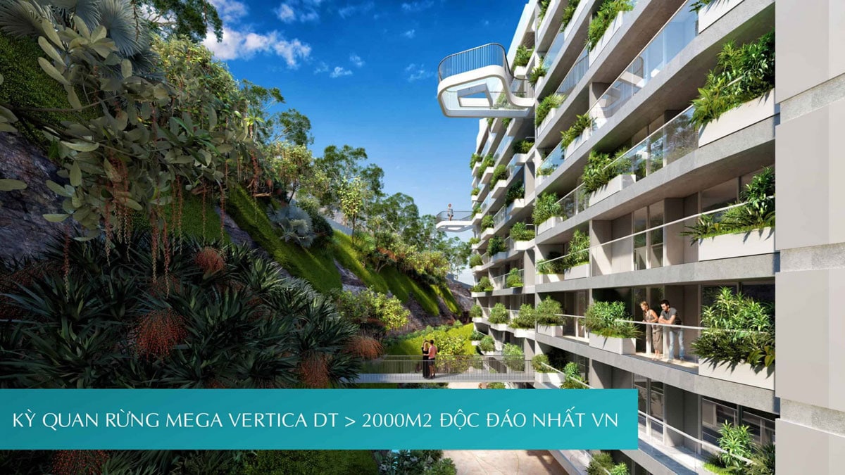 2000m2 tiện ích kỳ quan rừng Mega Vertica DT độc đáo nhất Việt Nam