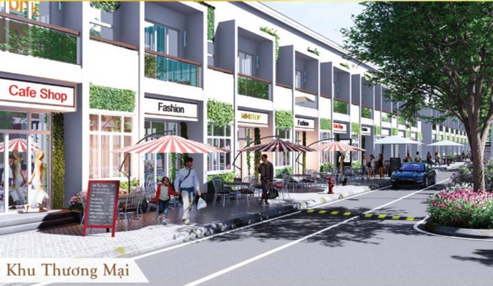 Tiện ích trung tâm thương mại của dự án Mỹ Hưng Skyline Long An