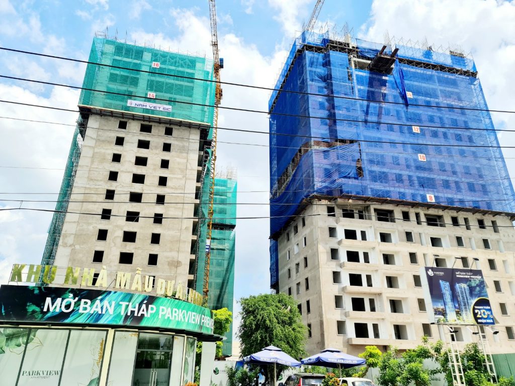 Tiến độ xây dựng dự án Park View Iris Tower đã hoàn thiện 80%