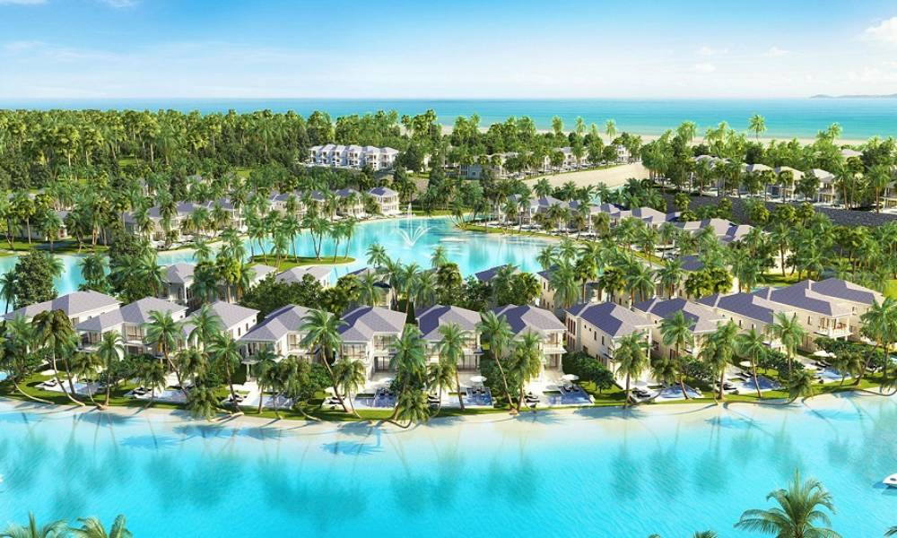 Phối cảnh biệt thự nghĩ dưỡng dự án Vinpearl Hải Giang Mũi Tấn Quy Nhơn