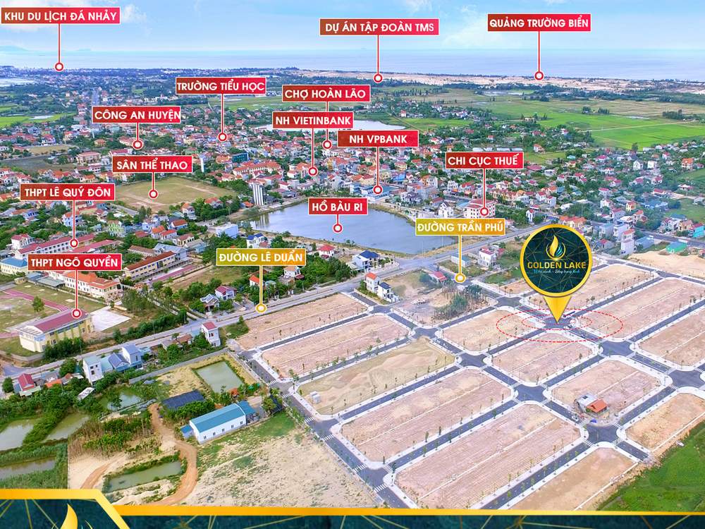 Tiện ích liền kề dự án Golden Lake Quảng Bình