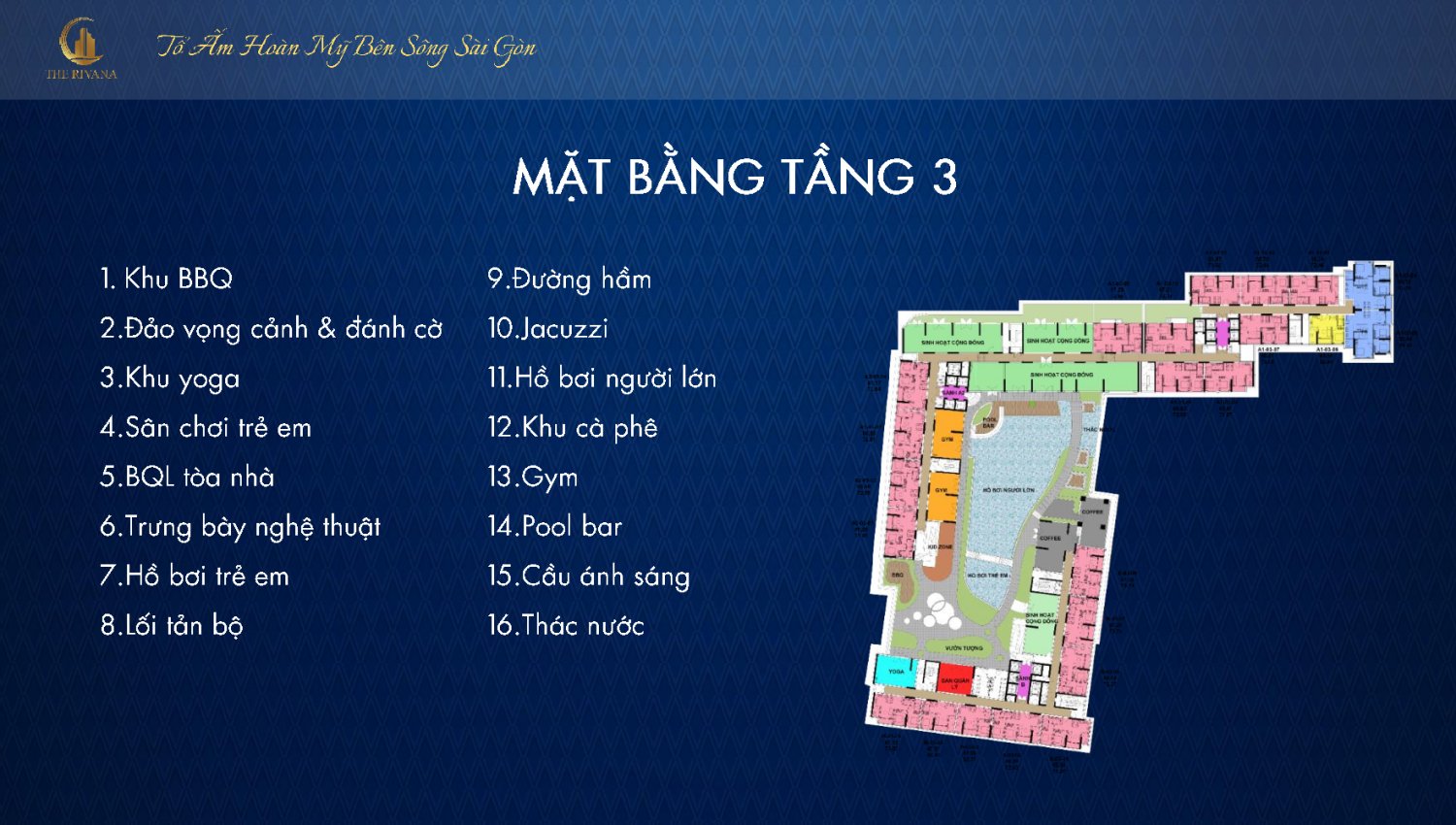 Mặt bằng tầng 3 dự án