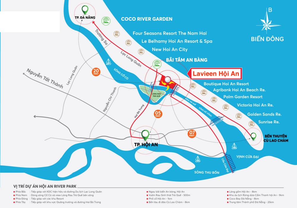 Vị trí dự án Lavieen Hội An Quảng Nam