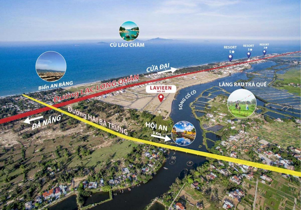 Tiềm năng vị trí dự án Lavieen Hội An Quảng Nam