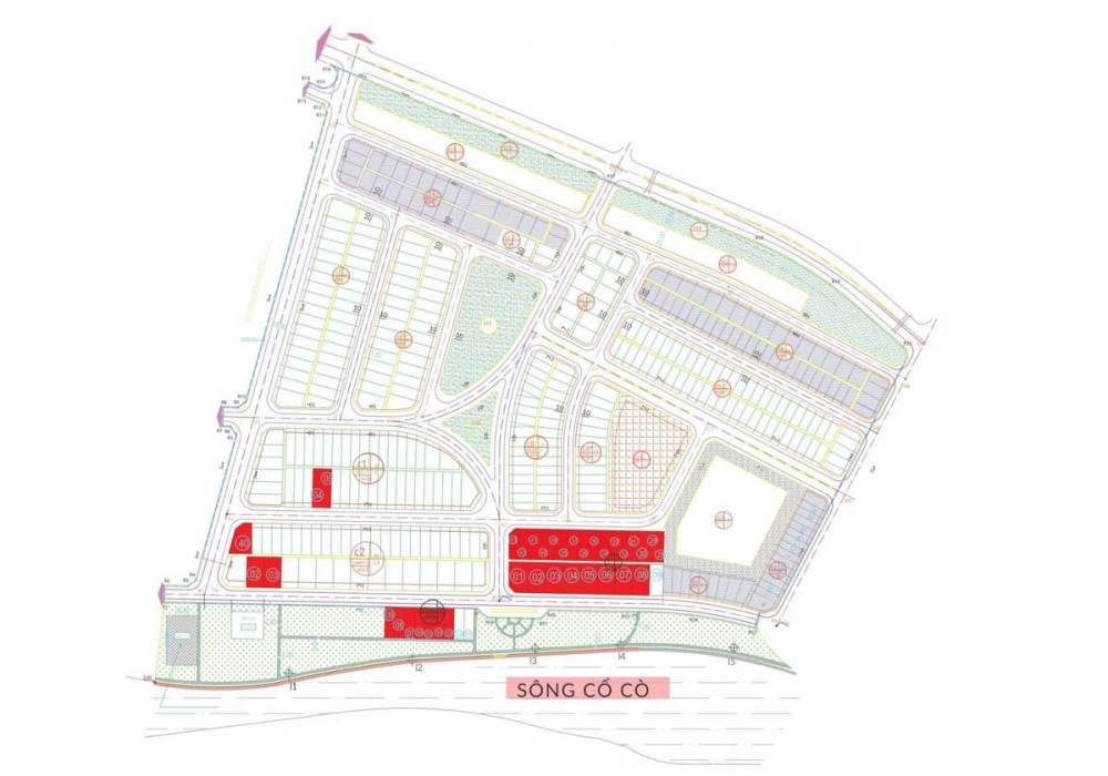 Mặt bằng phân lô dự án Lavieen Hội An Quảng Nam