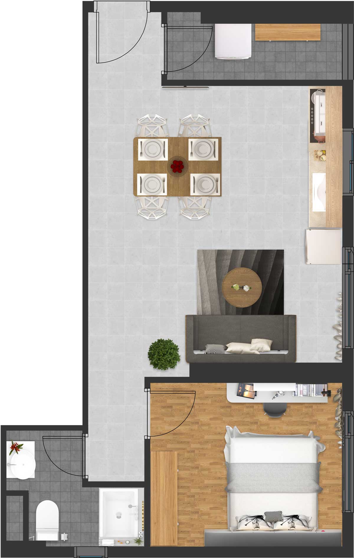 Thiết kế dự án Căn hộ Diamond Connect Dĩ An Bình Dương