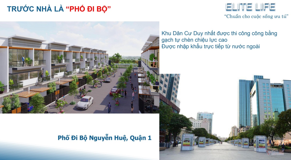 Khu Dân Cư Duy nhất được thi công công bằng gạch tự chèn chiệu lực cao Được nhập khẩu trực tiếp từ nước ngoài