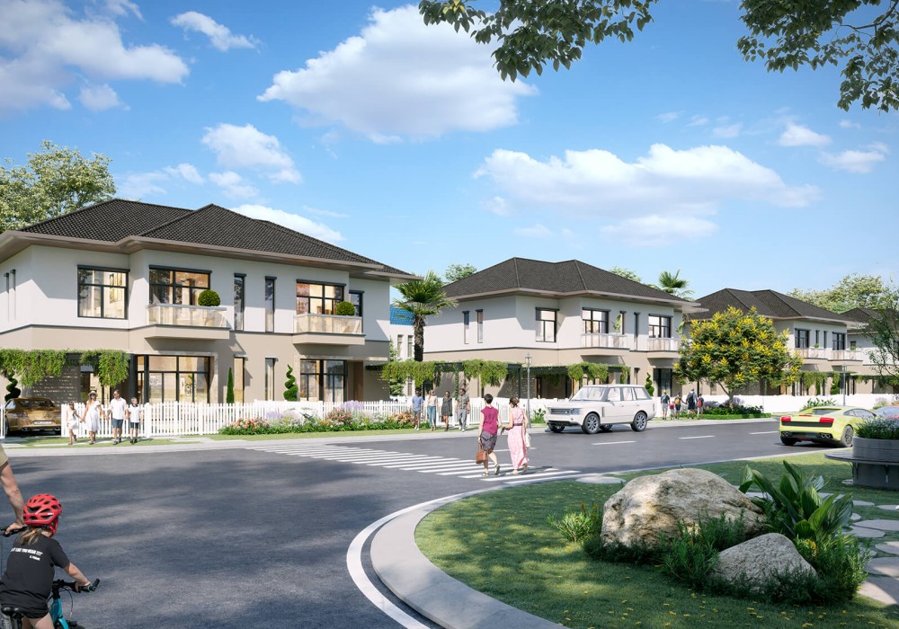 Phố tản bộ tại Đại Phước Molita Bàu Bàng,