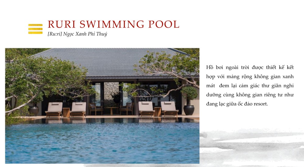 RURI SWIMMING POOL [Ru:ri] Ngọc Xanh Phỉ Thuý