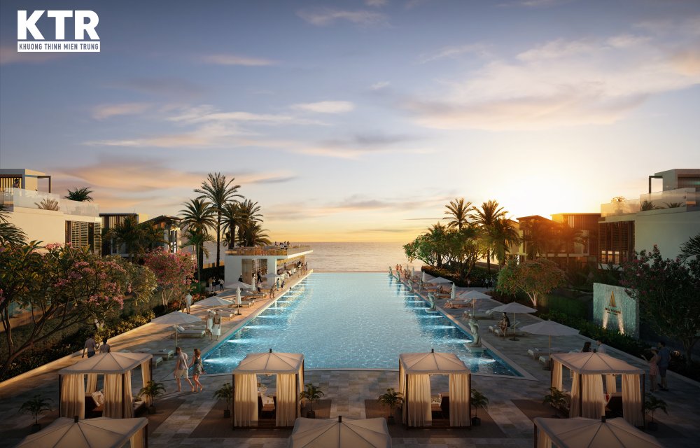 Hồ bơi dự án Aria Đà Nẵng Hotel & Resort Đà Nẵng