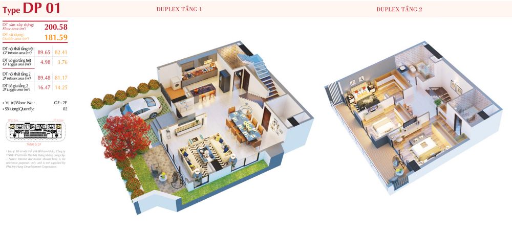 Thiết kế duplex 200m2