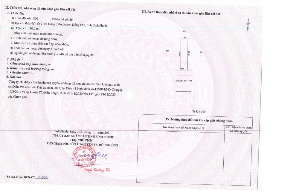 12182204-2-so-do-du-an-khu-dan-cu-dong-tien-binh-phuoc Sổ đỏ tại dự án Khu Dân Cư Đồng Phú