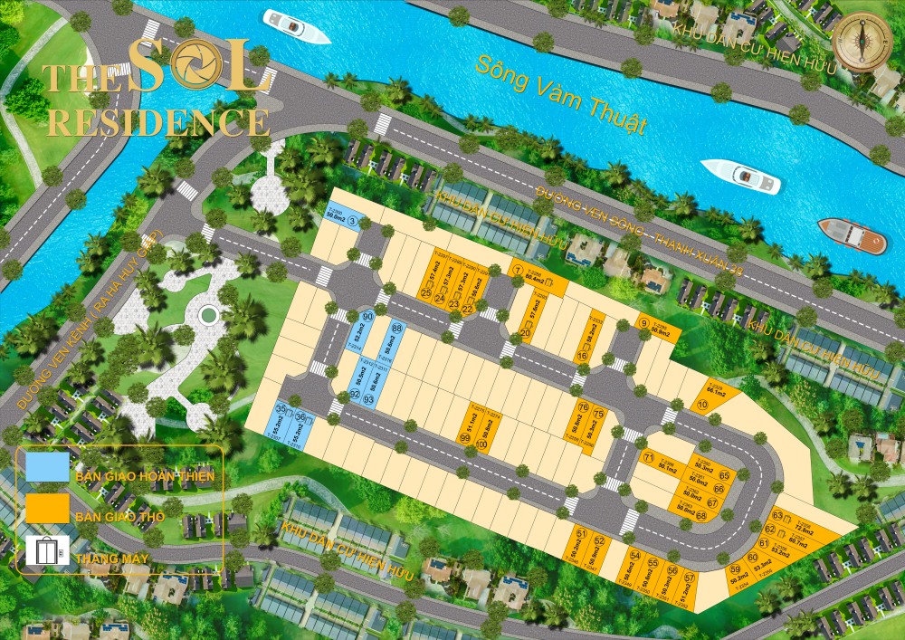  Mặt bằng dự án The Sol Residence giai đoạn 1