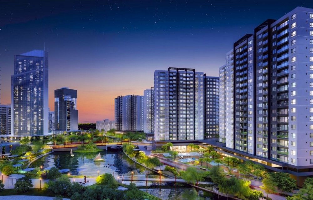 Công viên dự án căn hộ chung cư Milky Way Bình Tân