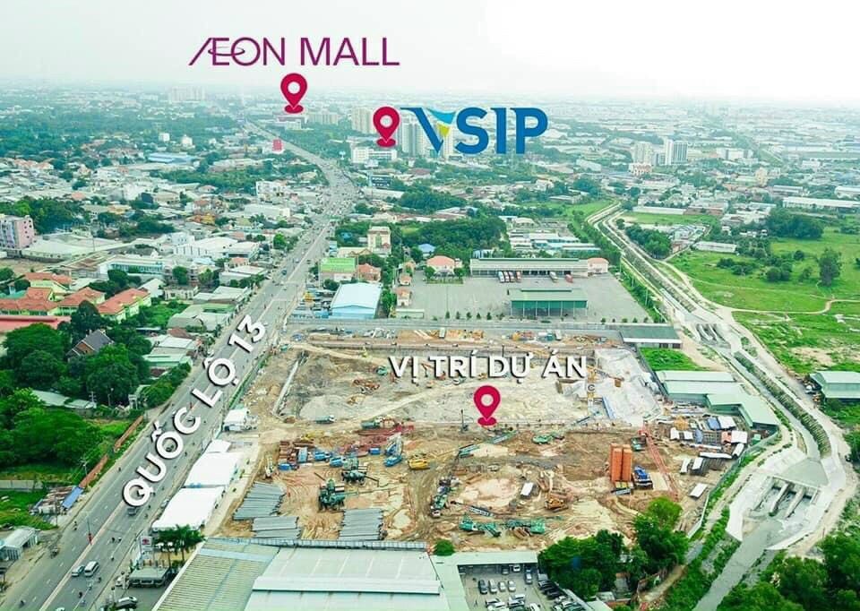 Vị trí dự án Astral City cực kỳ trắc địa