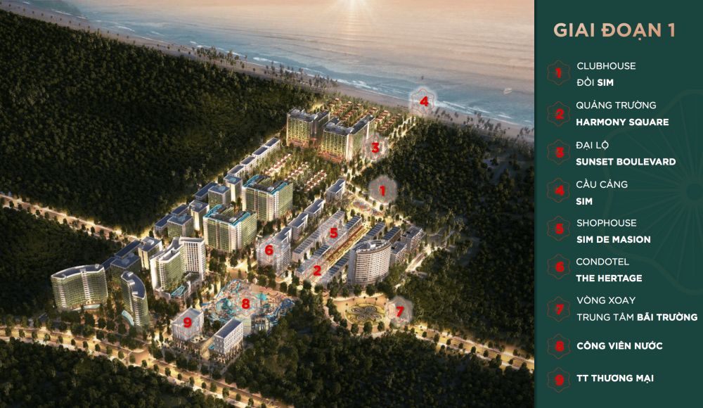 Giai đoạn 1 dự án Sim Island Phú Quốc