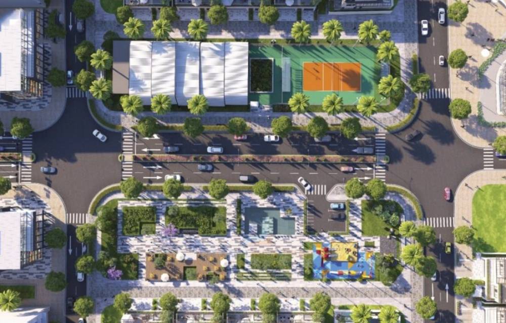 Tiện ích công viên trung tâm dự án One World Regency Đà Nẵng