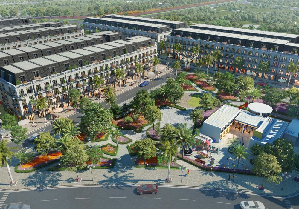 Công viên trung tâm dự án đất nền Bình Chánh New Center