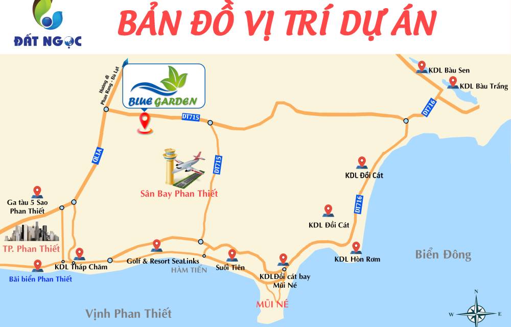 Vị trí dự án Blue Garden