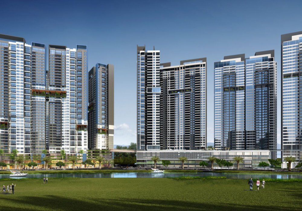  6 block căn hộ chung cư Celesta Rise Keppel Land Nhà Bè như 6 người Khổng Lồ giữa Sài Gòn