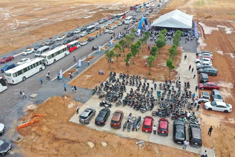 Hình ảnh thực tế Gem SKy World vào ngày 15/06/2020