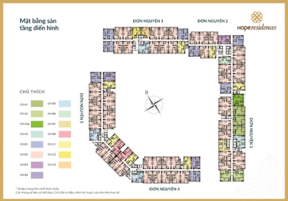Mặt bằng dự án khu nhà ở xã hội IEC Residences Hà Nội