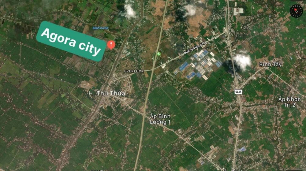 Tiềm năng vị trí dự án khu đô thị Agora City Thủ Thừa Long An toạ lạc