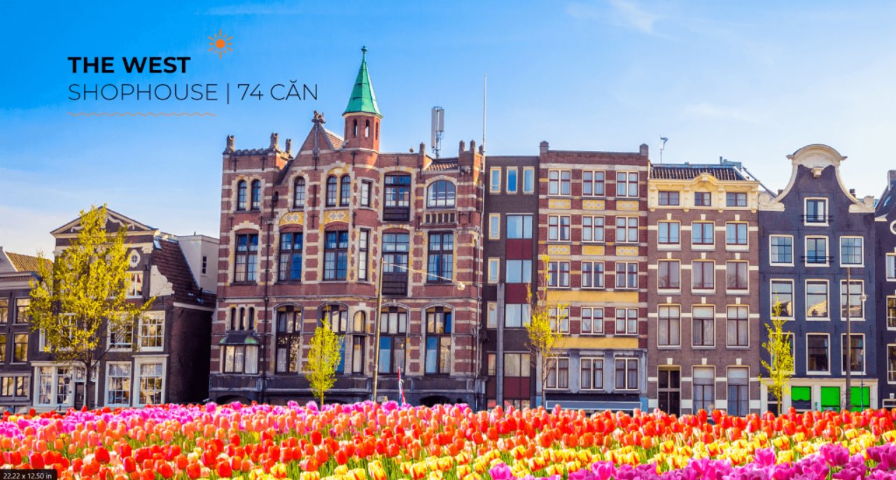 Thiết kế 74 căn Shophouse tại Phân khu The Wust
