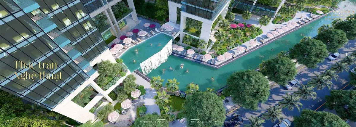 Phối cảnh tiện ích tại dự án khu căn hộ Sunshine Sky City