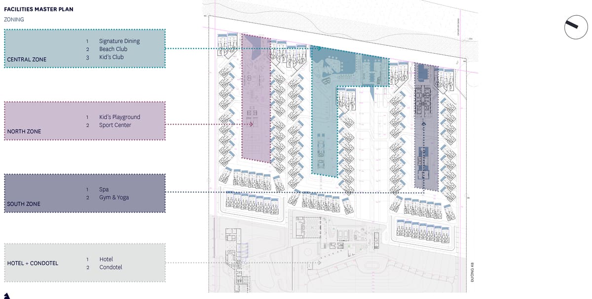 Mặt bằng thiết kế dự án Vogue Cam Ranh