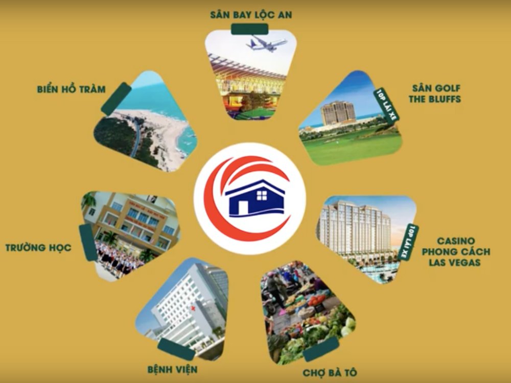 Tiện ích kết nối dự án đất nền Hồ Tràm Riverside Bà Rịa Vũng Tàu 