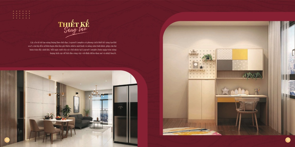 Thiết kế sáng tạo tại Legend Complex