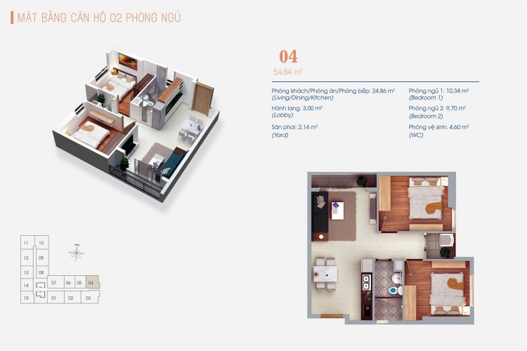  Thiết kế căn hộ Viva Plaza