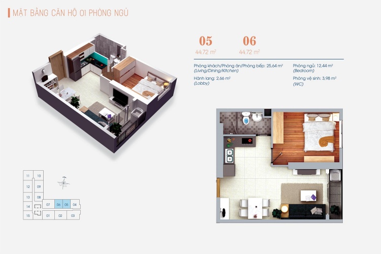  Thiết kế căn hộ Viva Plaza