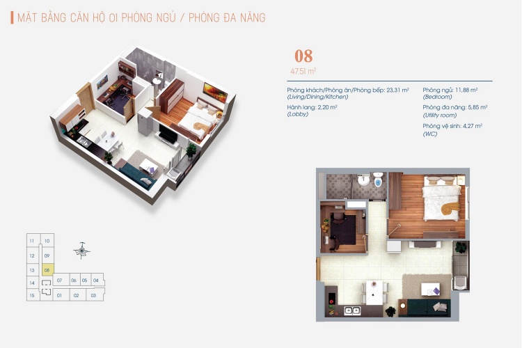  Thiết kế căn hộ Viva Plaza