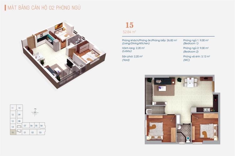  Thiết kế căn hộ Viva Plaza