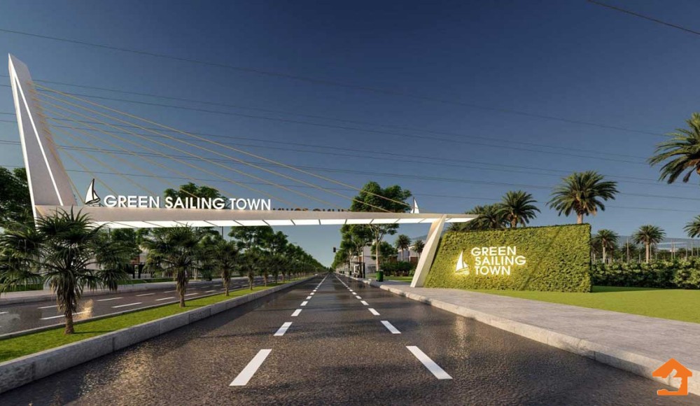 17174715-cong-chinh-du-an-green-sailing-town Phối cảnh cổng chính dự án Green Sailing Town Long An