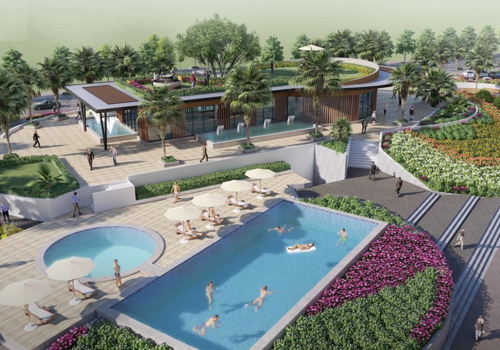 Hồ bơi dự án Hoàng Hải Complex Phú Quốc Kiên Giang