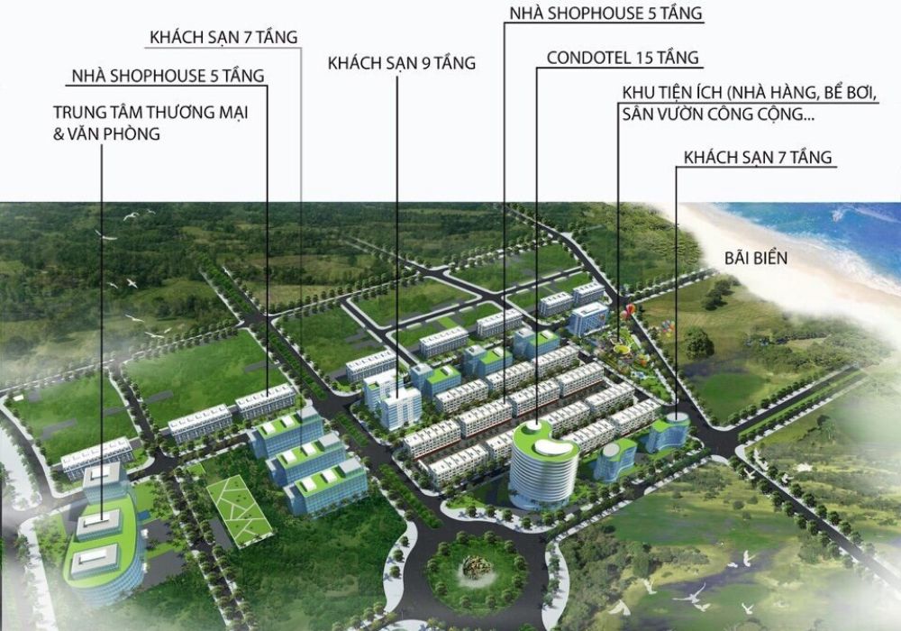 Mặt bằng dự án Hoàng Hải Complex Phú Quốc Kiên Giang