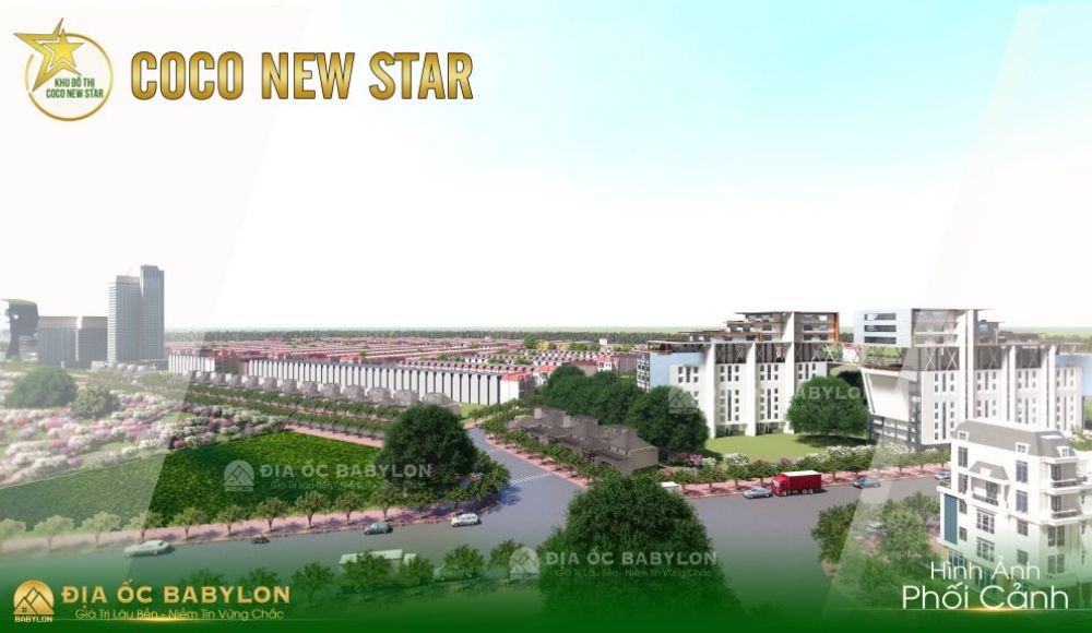 Phối cảnh dự án đất nền Coco New Star Quảng Nam