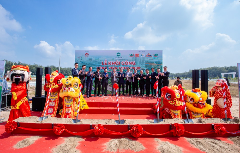 Động thổ công viên dự án The Eden City vào ngày 18/11/2019