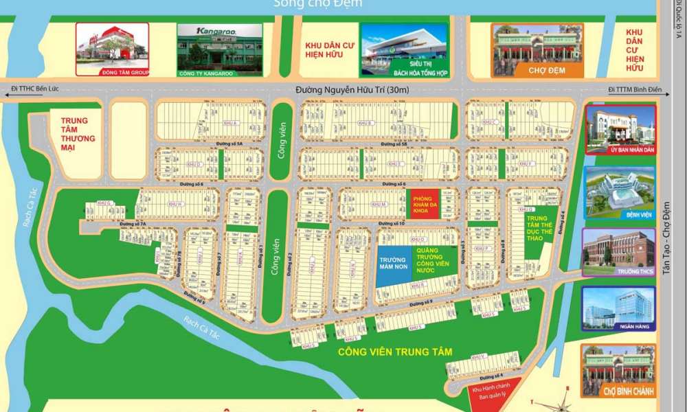 Mặt bằng dự án Bình Điền Center 2 