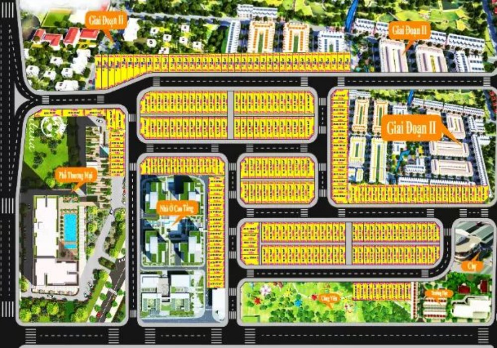 Mặt bằng dự án đất nền Chánh Hưng Bình Dương