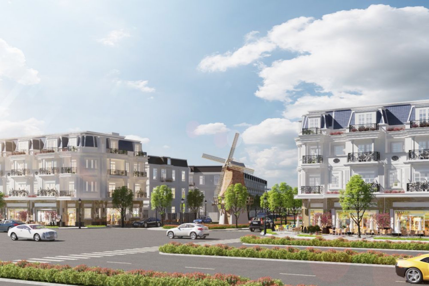 Trục đường chính dự án đất nền Chánh Hưng Bình Dương