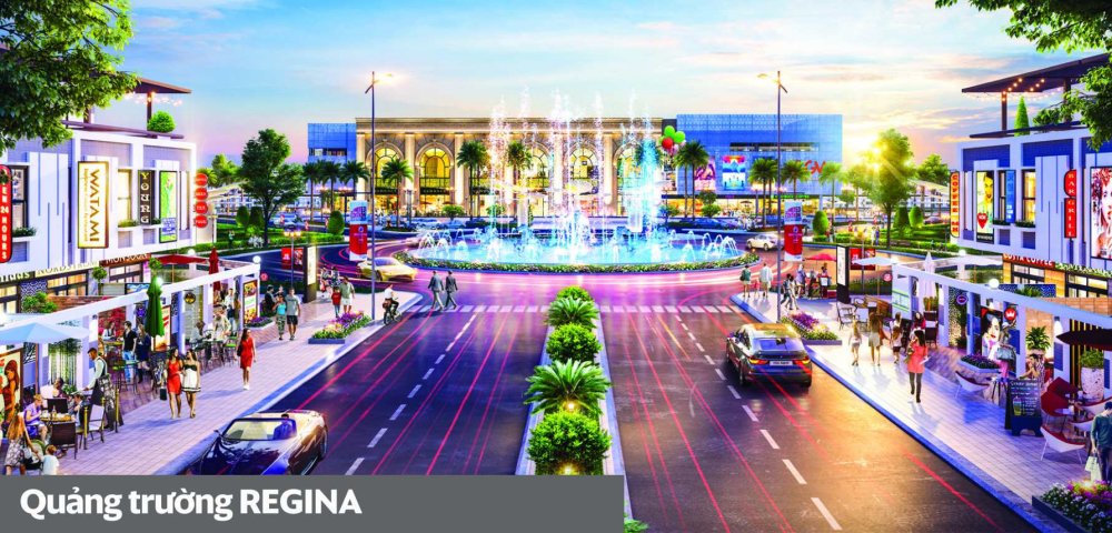 Quảng trường Regina dự án Cát Tường Western Pearl Vị Thanh Hậu Giang