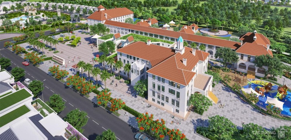 Trường học nội khu dự án Cát Tường Western Pearl Vị Thanh Hậu Giang