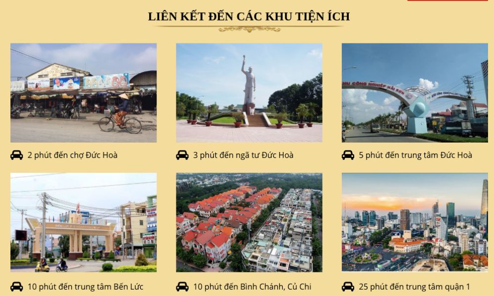 Vị trí dự án Dragon Tân Tạo Đức Hoà Long An theo Google Maps