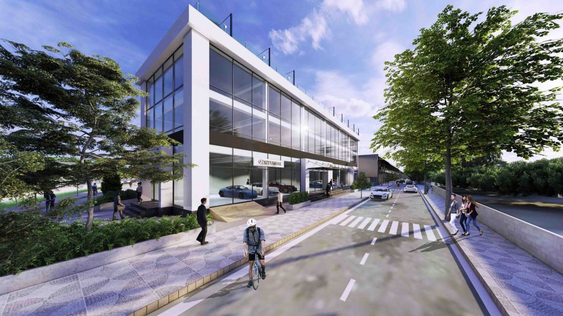 Phố đi bộ tại dự án Long Thạnh Central Point 