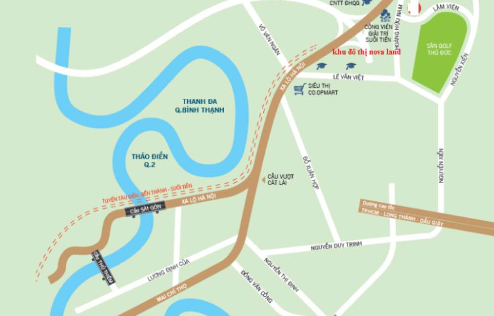 Vị trí dự án Golf View Residence 